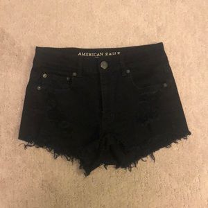 Black American Eagle Shorts